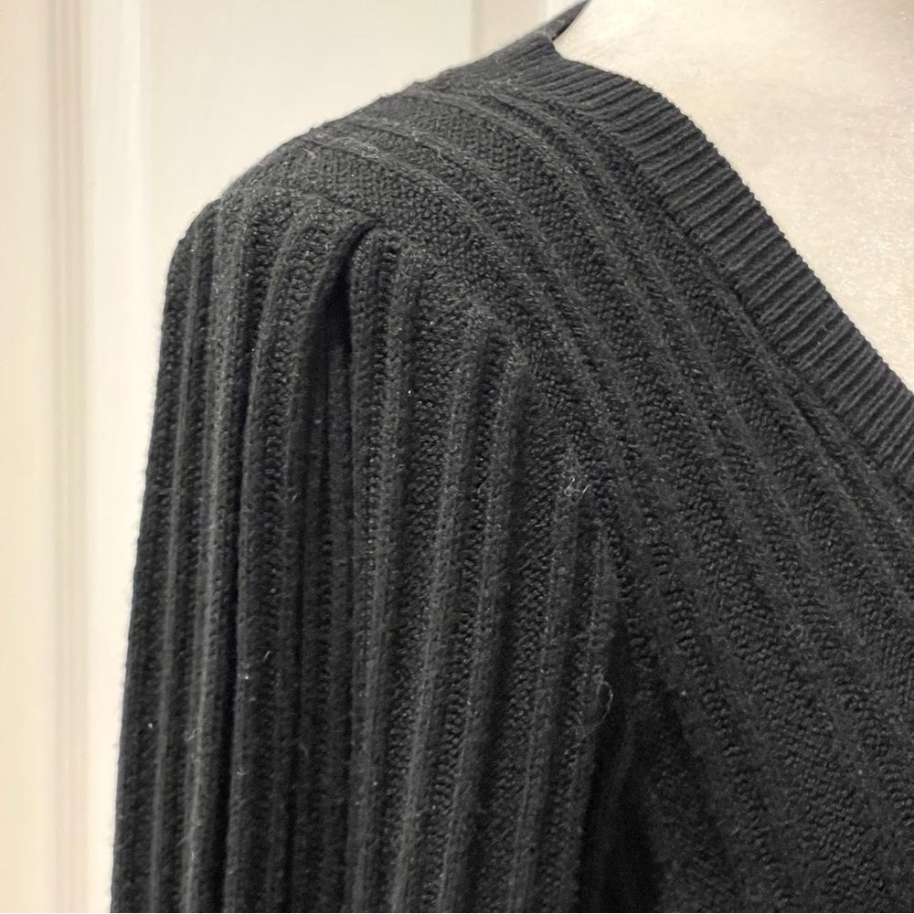 Truth by Republic Black Textured Wool Blend Pullover Sweater Size M - Picture 10 of 16